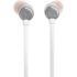 JBL Tune 310C Headphones Wired In-Ear Headphones Pure Bass Sound, 3-Button EQ Selection, Make Clear Calls with USB-C Devices, Microphone and USB-C Port - White